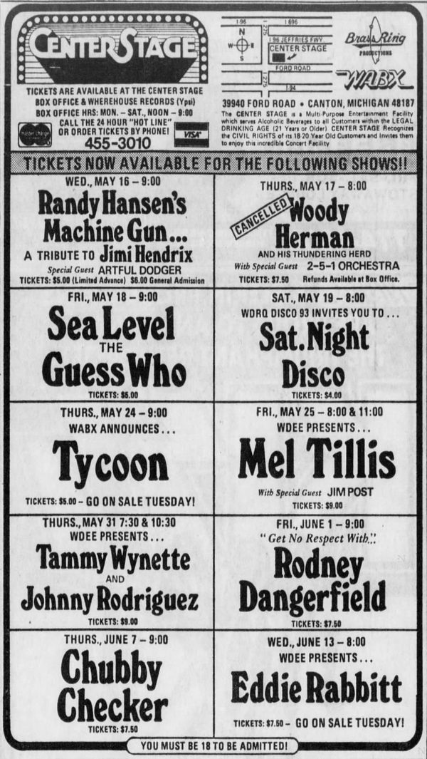 Center Stage - May 13 1979 Article